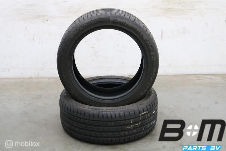 2 x 2254517 94V Conti PremiumContact 7 met 6.5mm 225 45 17, Gebruikt, Band(en)