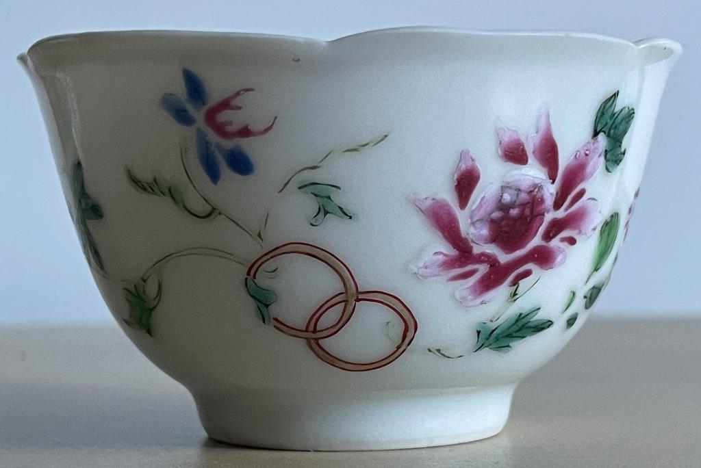 Antiek Chinees Yongzheng porselein kommetje famille rose, Verzenden