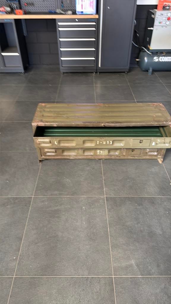 Leger kastje leger kist, Ophalen, Nederland, Kist of Geocache