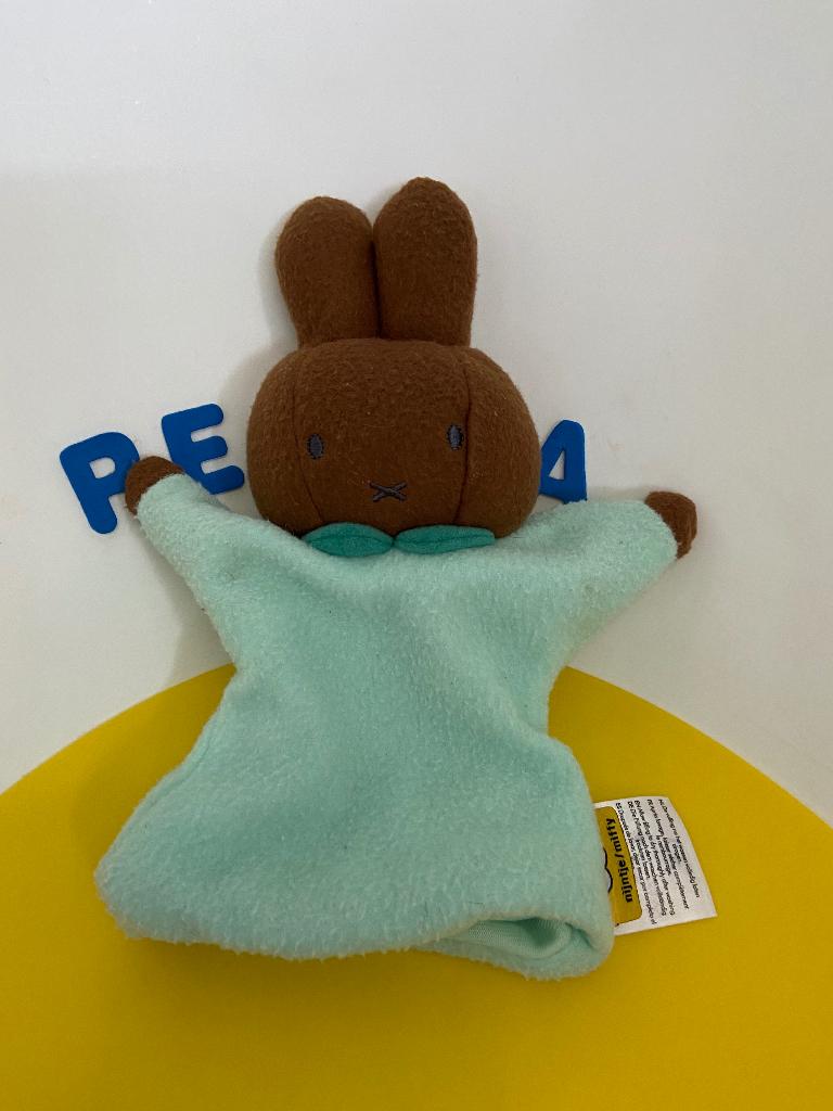 896 hema handpop nijntje konijn Nina, Ophalen of Verzenden, Zo goed als nieuw, Overige typen