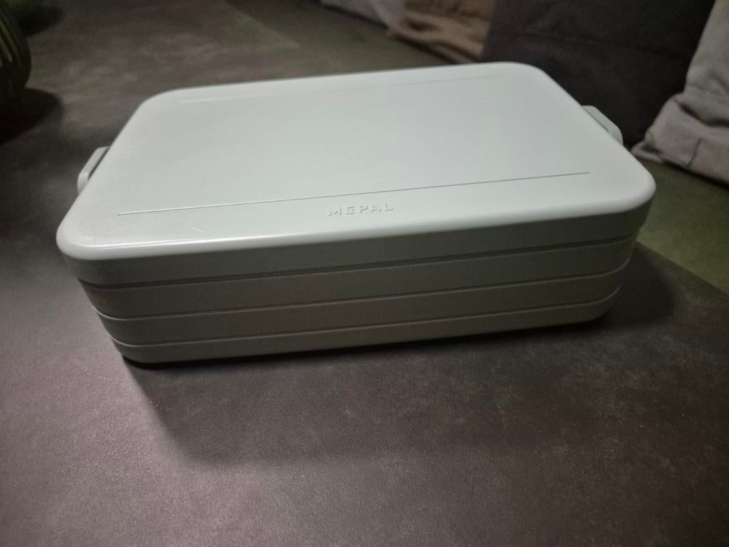 Mepal lunchbox large, lichtgroen - goede staat, Huis en Inrichting, Kunststof, Ophalen of Verzenden, Broodtrommel, Overige merken