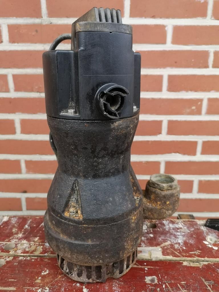 Dompelpomp, Ophalen, Waterval