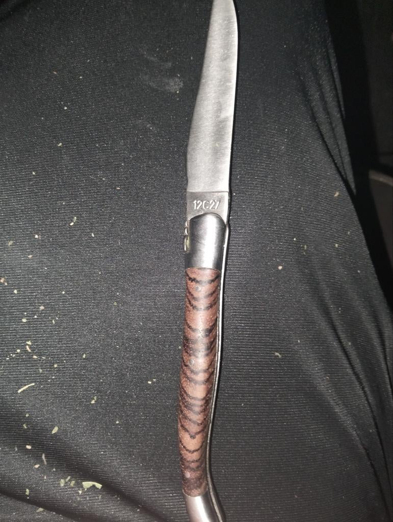 L'aguiole en aubaroc  12c27  (Walnoot) Speciale edition, Ophalen of Verzenden