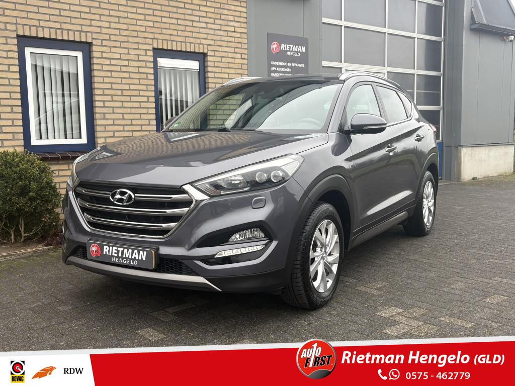 Hyundai Tucson 1.6 T-GDi Premium LUXE UITVOERING-STUURVERW-S, 13 km/l, Gebruikt, 4 cilinders, Leder