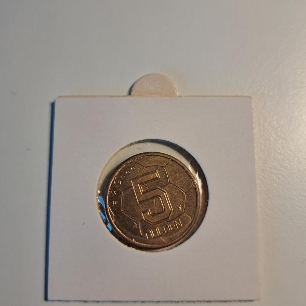 5 Gulden 2000 - Koningin Beatrix EK vijfje, Postzegels en Munten, Munten | Nederland, Ophalen of Verzenden, Koningin Beatrix, 5 gulden