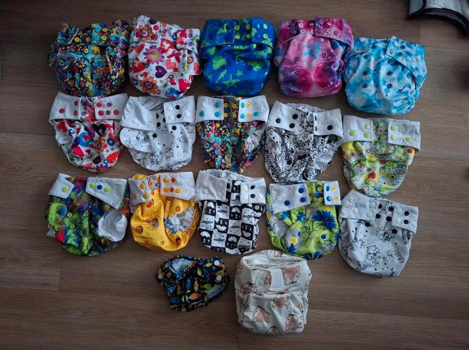 Compleet wasbare luiers pakket Mommy Mouse, Kinderen en Baby's, Badjes en Verzorging, Ophalen of Verzenden, Gebruikt, Overige typen