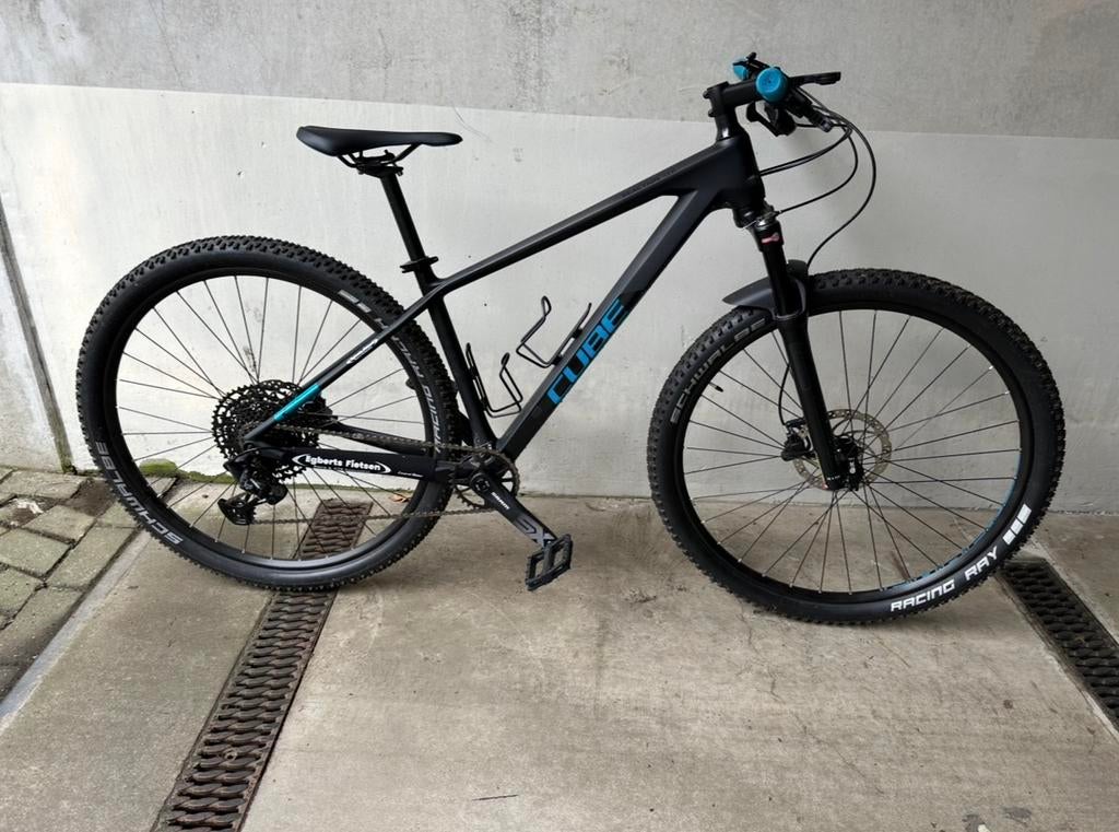 Cube Reaction C:62 One Carbon/Blue maat 17, Fietsen en Brommers, Fietsen | Mountainbikes en ATB, Ophalen, Zo goed als nieuw, Overige merken