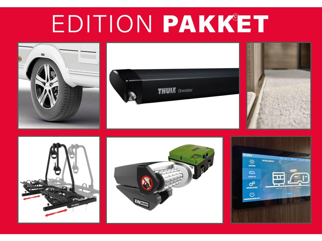 Hobby Excellent Edition 540 UFF 2026 ACTIE MEGA KORTING!!!, Caravans en Kamperen, Caravans, Standaardzit, Hobby, Bedrijf, 6 tot 7 meter