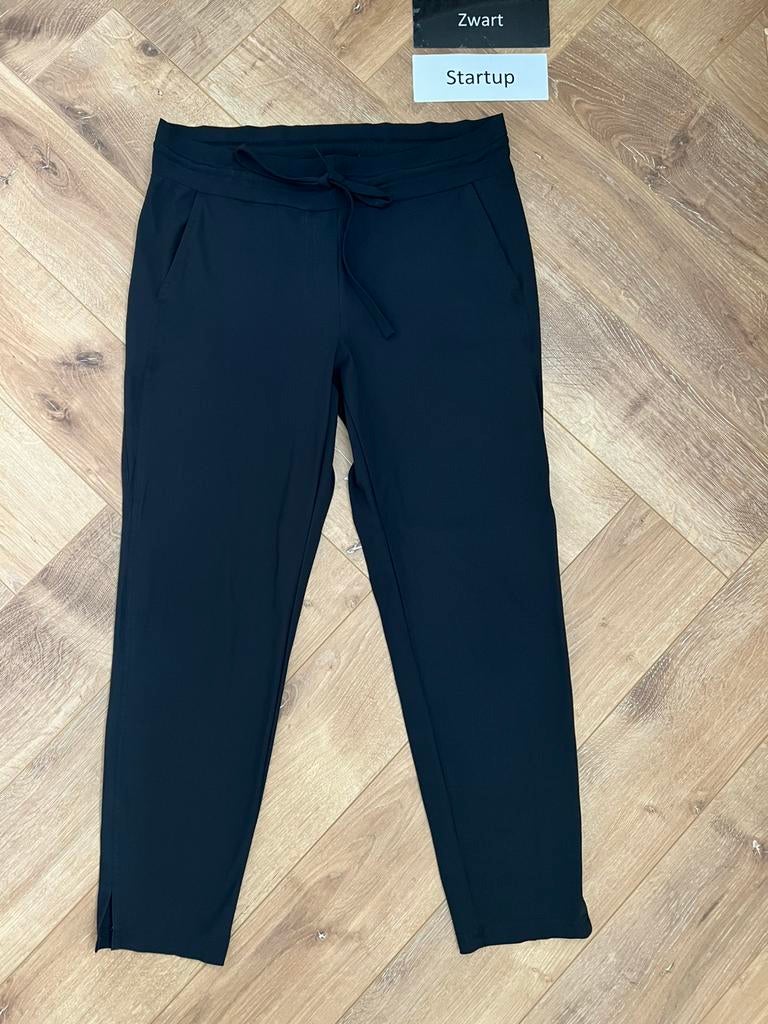 Studio anneloes startup broek L zwart travelstof, Zwart, Maat 42/44 (L), Ophalen of Verzenden, Zo goed als nieuw