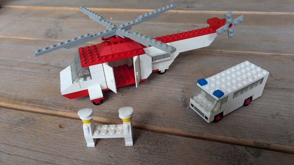 Vintage Lego sets 386 6695 and loose parts, Ophalen of Verzenden