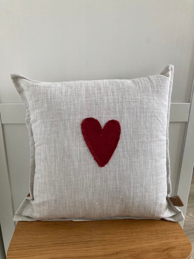 Zusss kussen hart 35x35, Ophalen of Verzenden, Nieuw, Rood, Vierkant