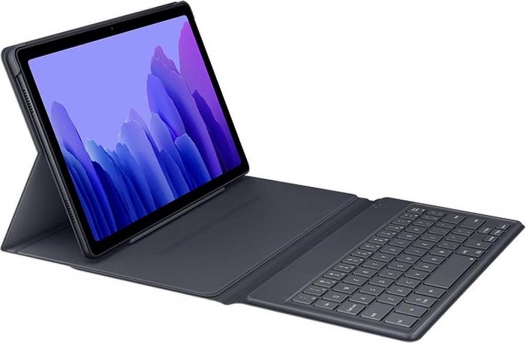 Samsung Book Cover Keyboard voor Tab A7 - Grijs, 10 inch, Madefor@samsung.com, Nieuw, Bescherming voor- en achterkant