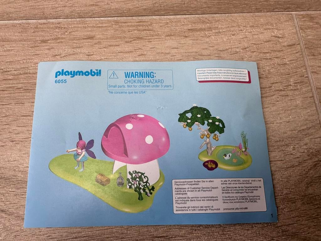 Playmobil 6055 Fairies compleet, Kinderen en Baby's, Speelgoed | Playmobil, Ophalen of Verzenden, Gebruikt, Complete set