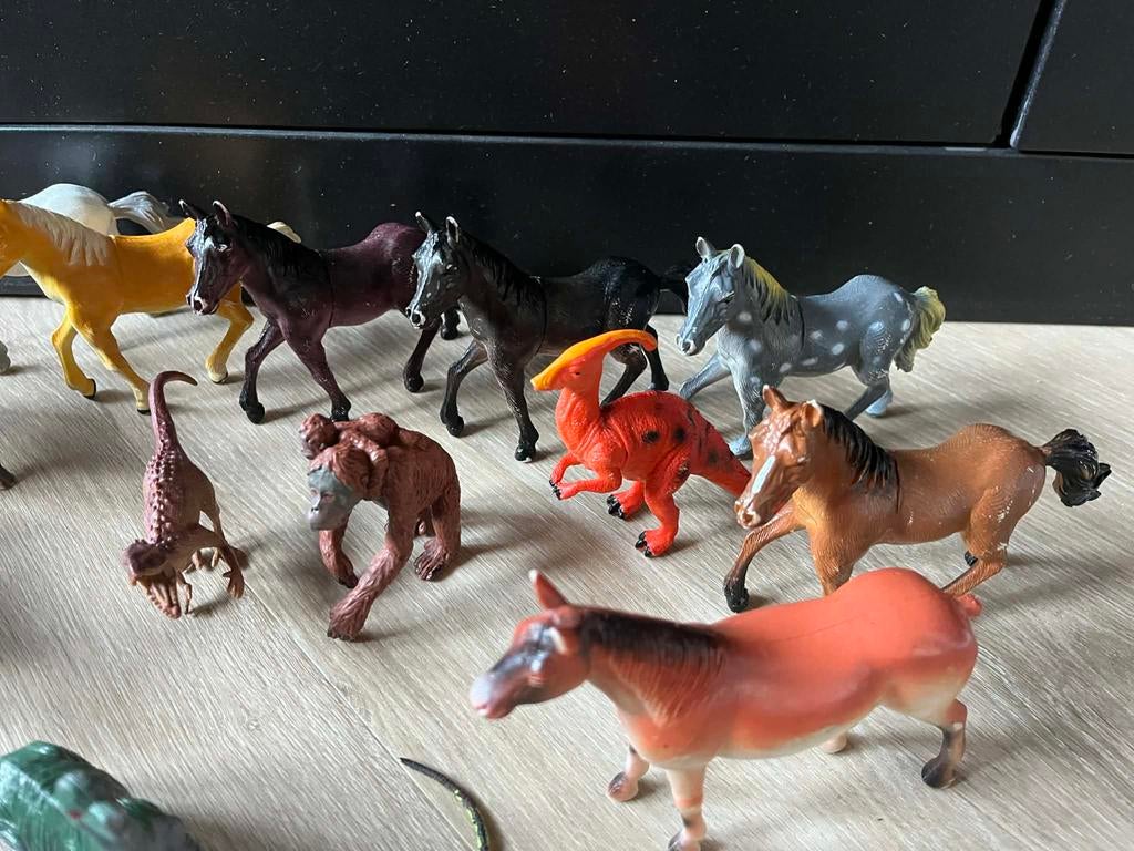 27 Speelgoed Dieren - Boerderij, Jungle & Dinosaurus, Ophalen of Verzenden, Zo goed als nieuw, Jongen of Meisje