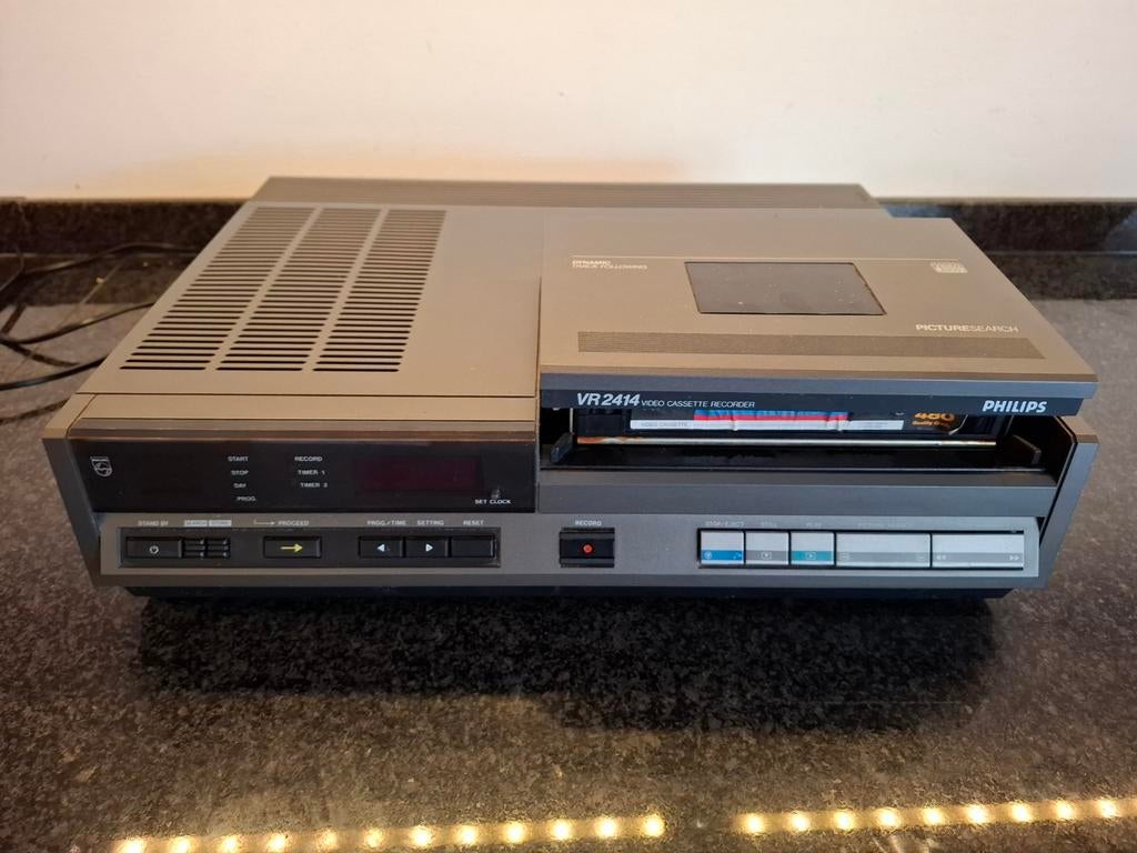 Philips VR2414 Video2000 VCC V2000, Audio, Tv en Foto, Videospelers, Ophalen of Verzenden, Niet werkend, Video 2000-speler of -recorder