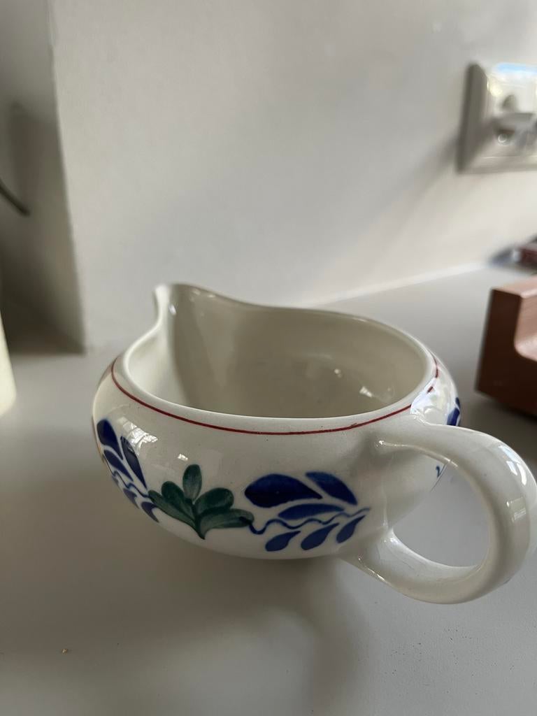 Kannetje Boerenbont Boch Belgium - Puntgaaf, Gebruikt, Ophalen of Verzenden, Kom(men), Boerenbont