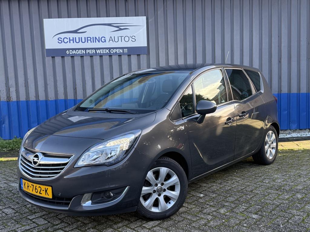 Opel Meriva 1.4 Turbo Blitz LPG bijna de helft van 1 liter b, Auto's, Voorwielaandrijving, Gebruikt, 4 cilinders, Origineel Nederlands