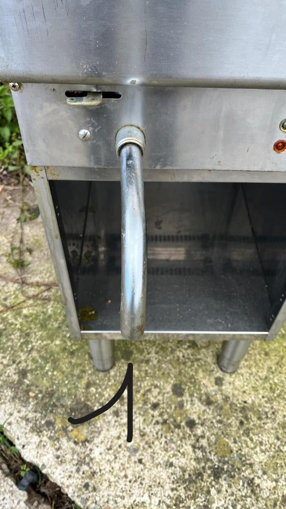 Metos friteuse + 2 waterkoelers + 3 werkbanken, Zakelijke goederen, Horeca | Keukenapparatuur, Fornuis, Frituur en Grillen, Gebruikt