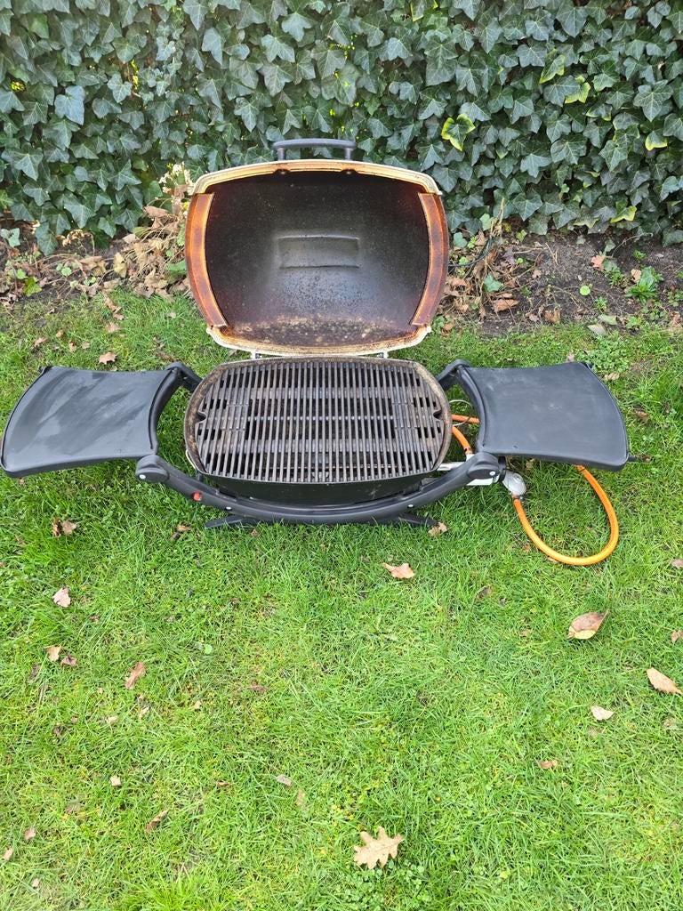 Weber Q200 Gasbarbecue met nieuwe gasslang!, Tuin en Terras, Ophalen, Gebruikt, Weber