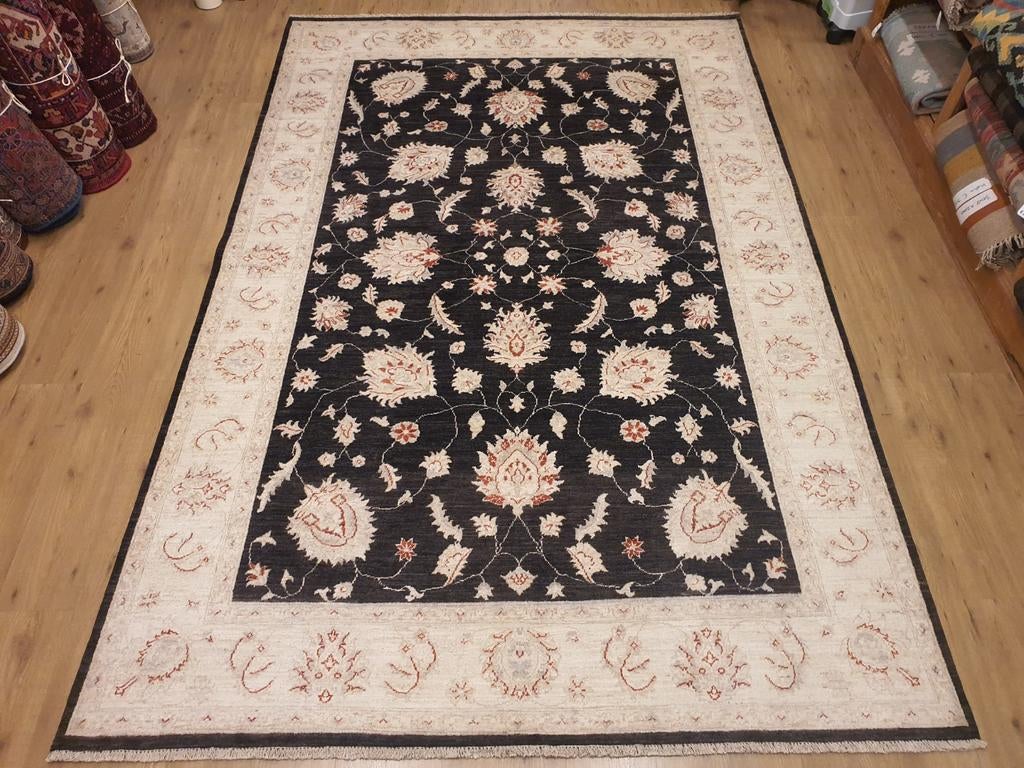 Handgeknoopt oosters tapijt ziegler 302x200, Info@SlatsAntiek.nl, Perzisch, Vof Slats Antiek, Ophalen of Verzenden