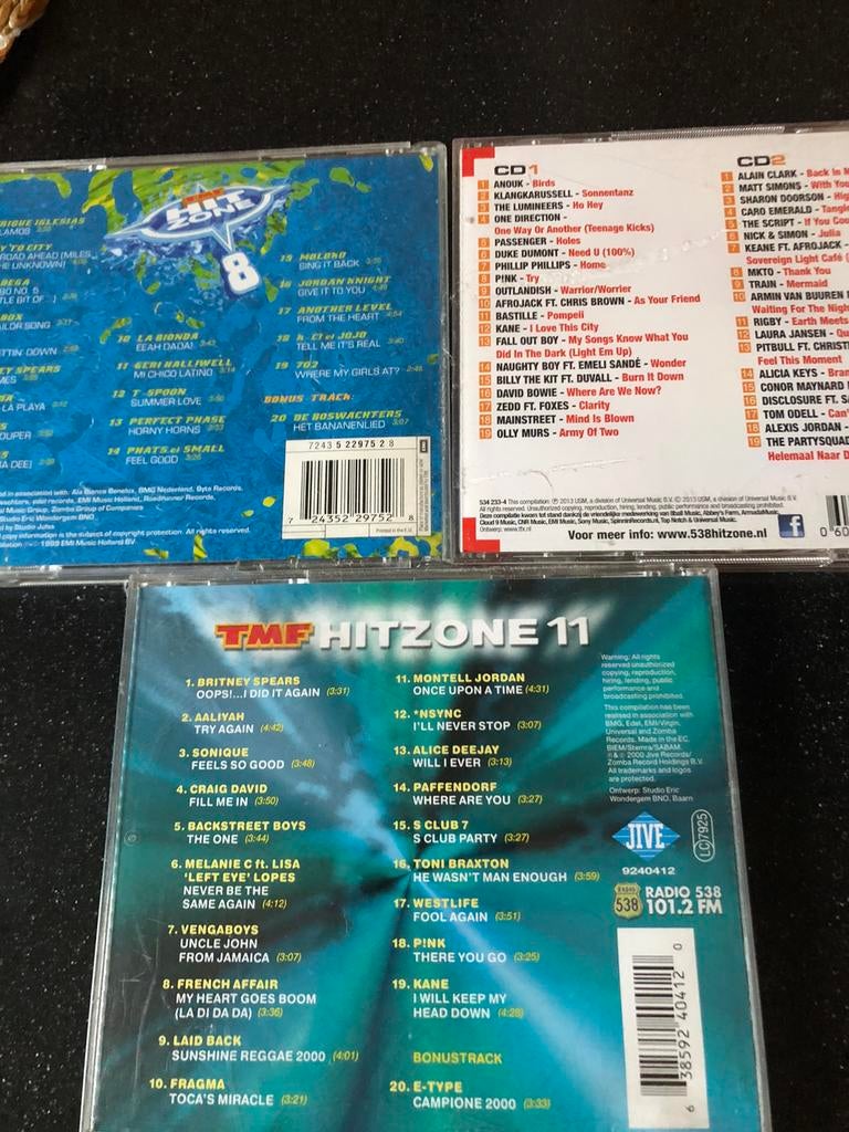 Te koop Hitzone cd’s.20 voor 40€, Ophalen of Verzenden, Gebruikt