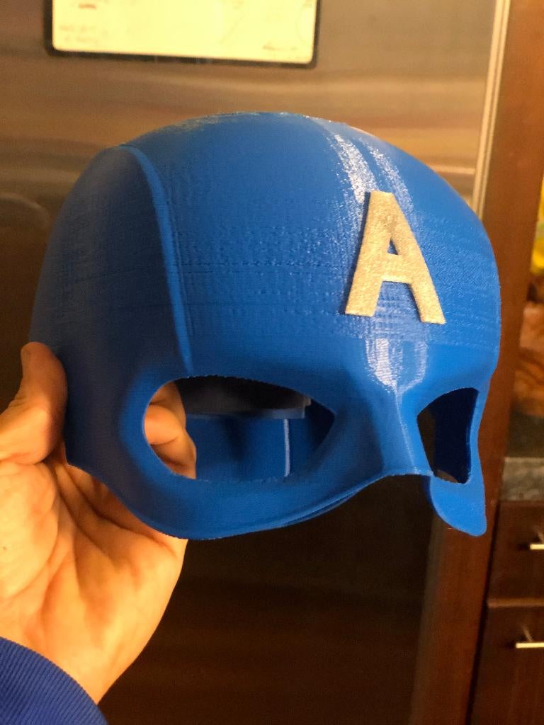 Captain America Helm 1:1 schaal, Ophalen of Verzenden, Nieuw, Film, Beeldje, Replica of Model