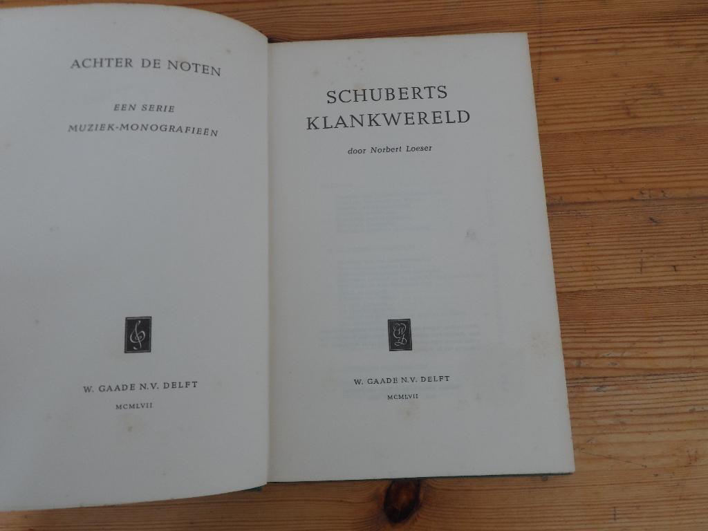 Norbert Loeser - Schubert's klankwereld / Chopin, Boeken, Ophalen of Verzenden, Gelezen, Artiest