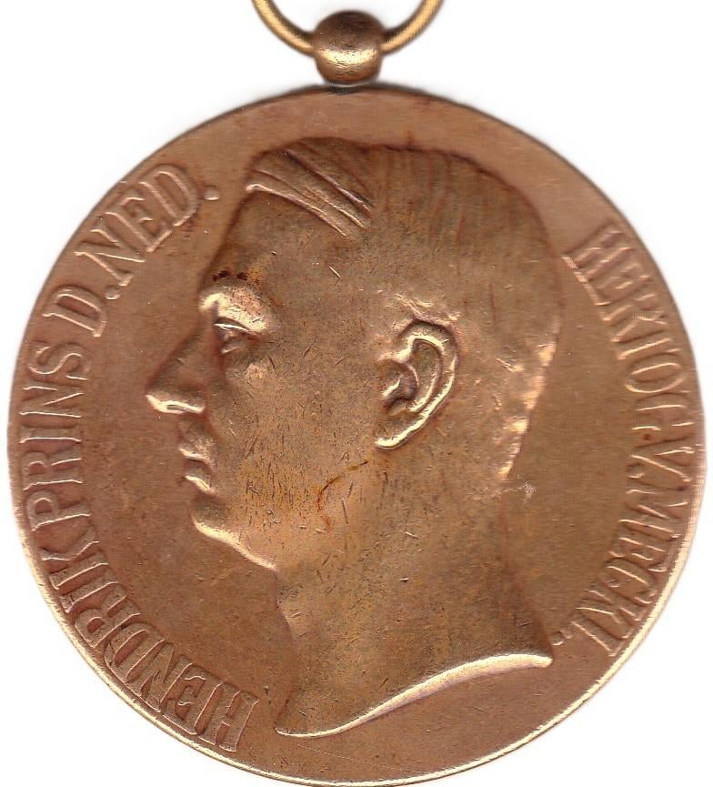 HENDRIK PRINS D.NED. HERTOG V MECKEL GEW. FRIESLAND GORREDYK, Postzegels en Munten, Ophalen of Verzenden, Overige materialen