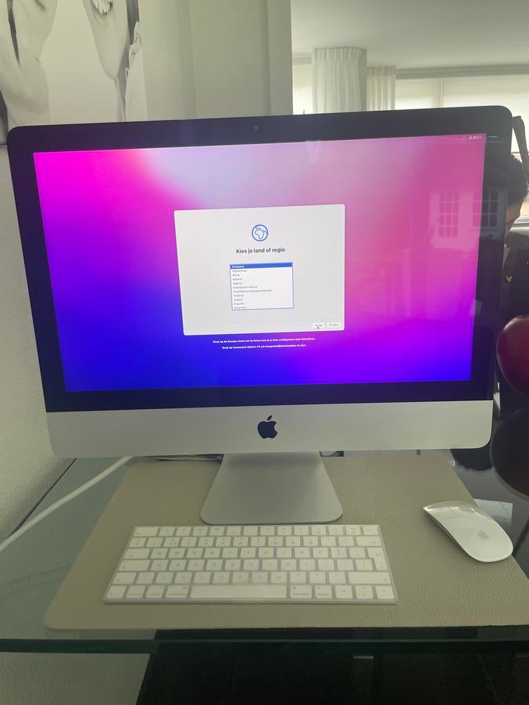 iMac Retina 4K 21,5 Inch Late 2015 met muis en toetsenbord, Ophalen, Zo goed als nieuw, IMac, 3 tot 4 Ghz