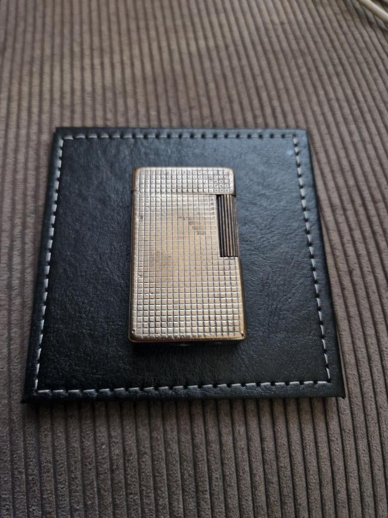 Vintage S.T. Dupont Aansteker - Goudkleurig,, Verzamelen, Ophalen of Verzenden, Gebruikt, Aansteker