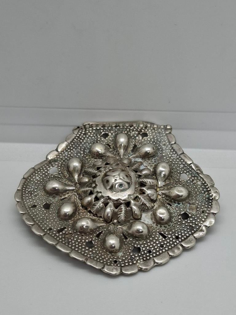 Antiek Zilveren Oorijzer - Circa 6 cm, Ophalen of Verzenden