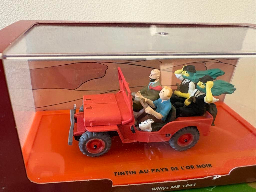 Kuifje modelauto "Tintin au pays de l’or noir", Overige merken, Auto, Groter dan 1:32, Ophalen of Verzenden