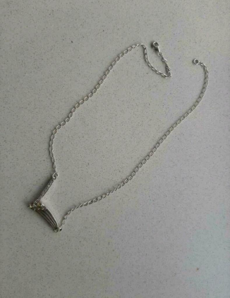 Ketting met gele steentjes, Verzenden, Zo goed als nieuw, Geel, Overige materialen