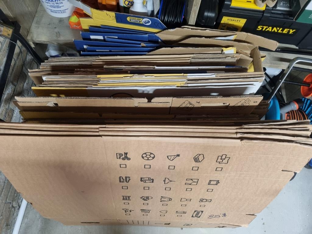 58 Verhuisdozen (Ikea & Allsafe) - Diverse Formaten, Ophalen, Minder dan 40 cm, Doos, 35 tot 50 cm