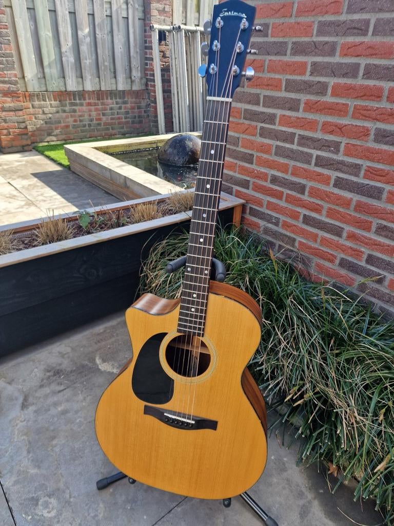 Eastman AC222CEL-OV Linkshandig, Ophalen of Verzenden, Zo goed als nieuw, Western- of Steelstringgitaar