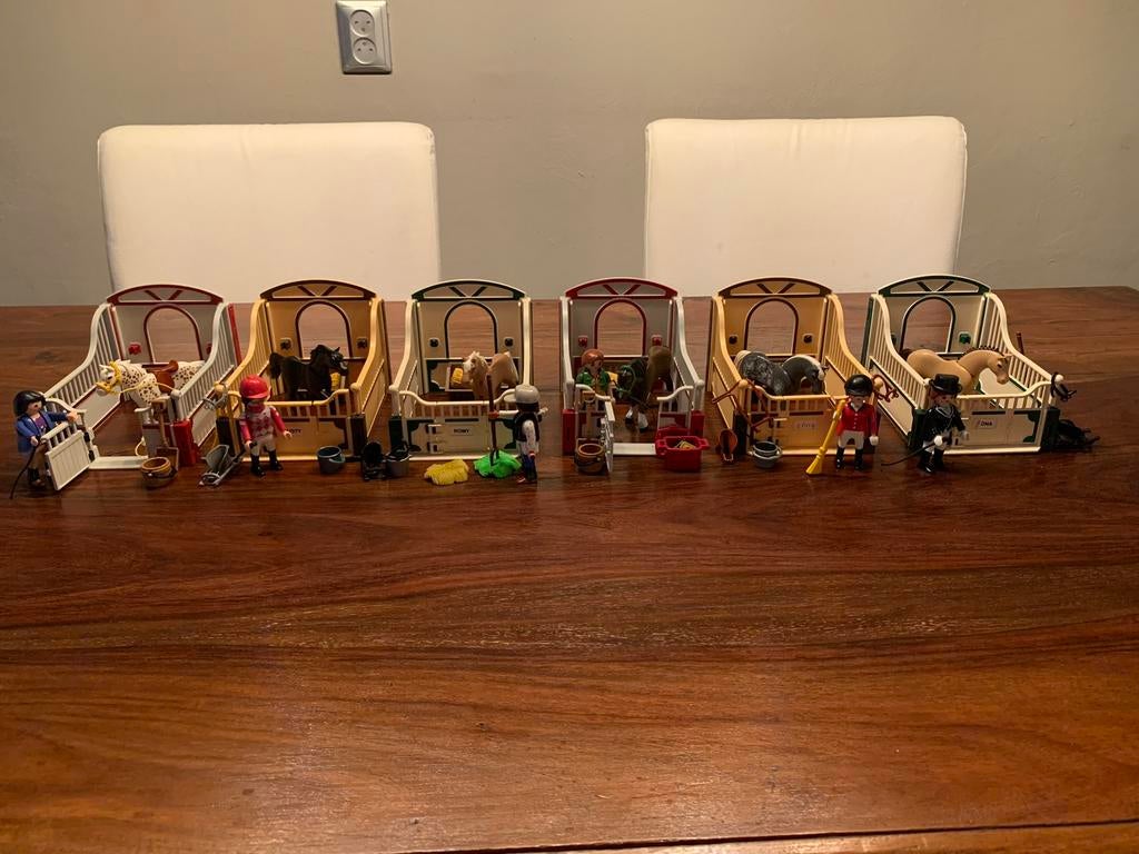 Playmobil 5111, 5110, 5108, 5109, 5112 en 5107, Ophalen of Verzenden, Gebruikt, Complete set