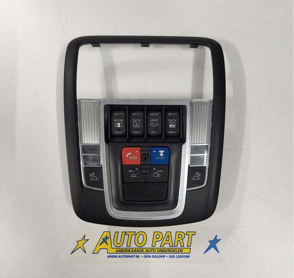 Dodge Ram dakconsole 2019-2023, Gebruikt, PO Box 21-8004 | Auburn Hills, MI 48321-8004, Autopart1us@gmail.com, Amerikaanse onderdelen