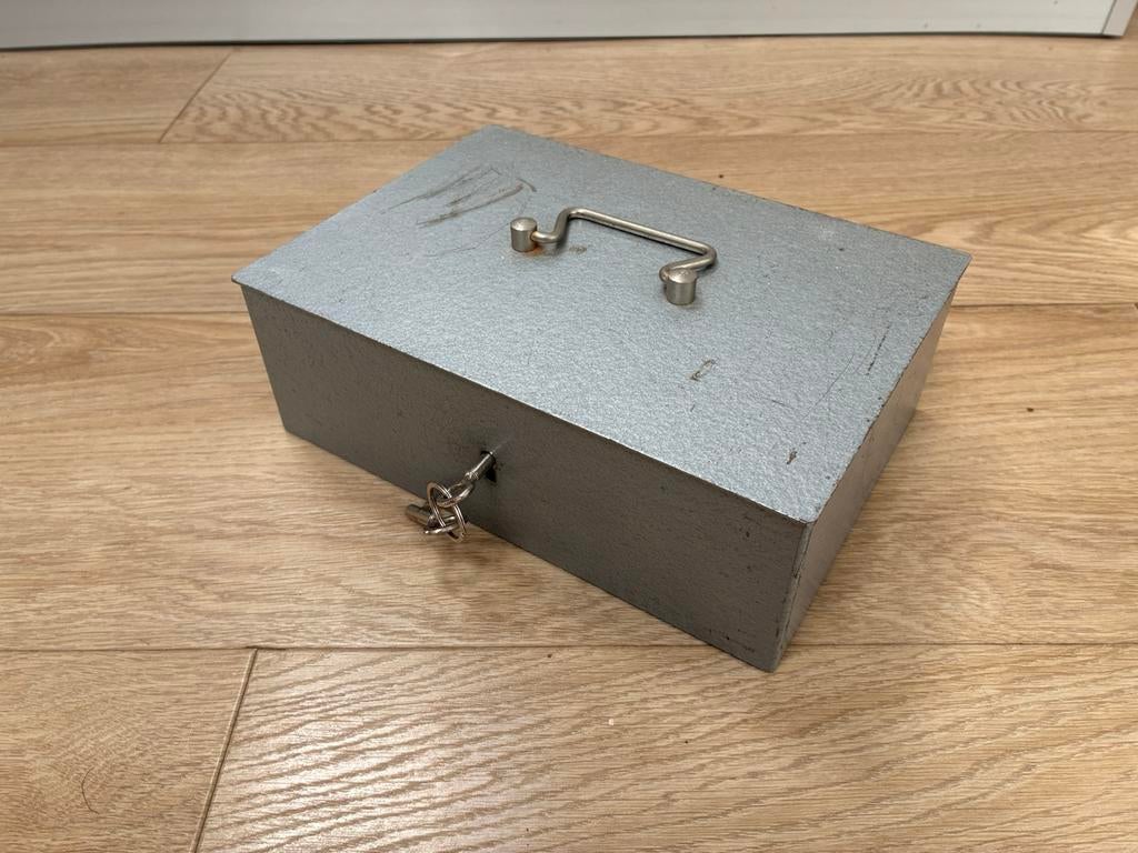 Oud geldkistje, Ophalen of Verzenden