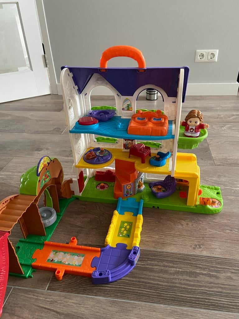 Vtech Vrolijke Vriendjes Magisch Speelhuis compleet, Ophalen of Verzenden, Gebruikt, Overige typen, Met geluid