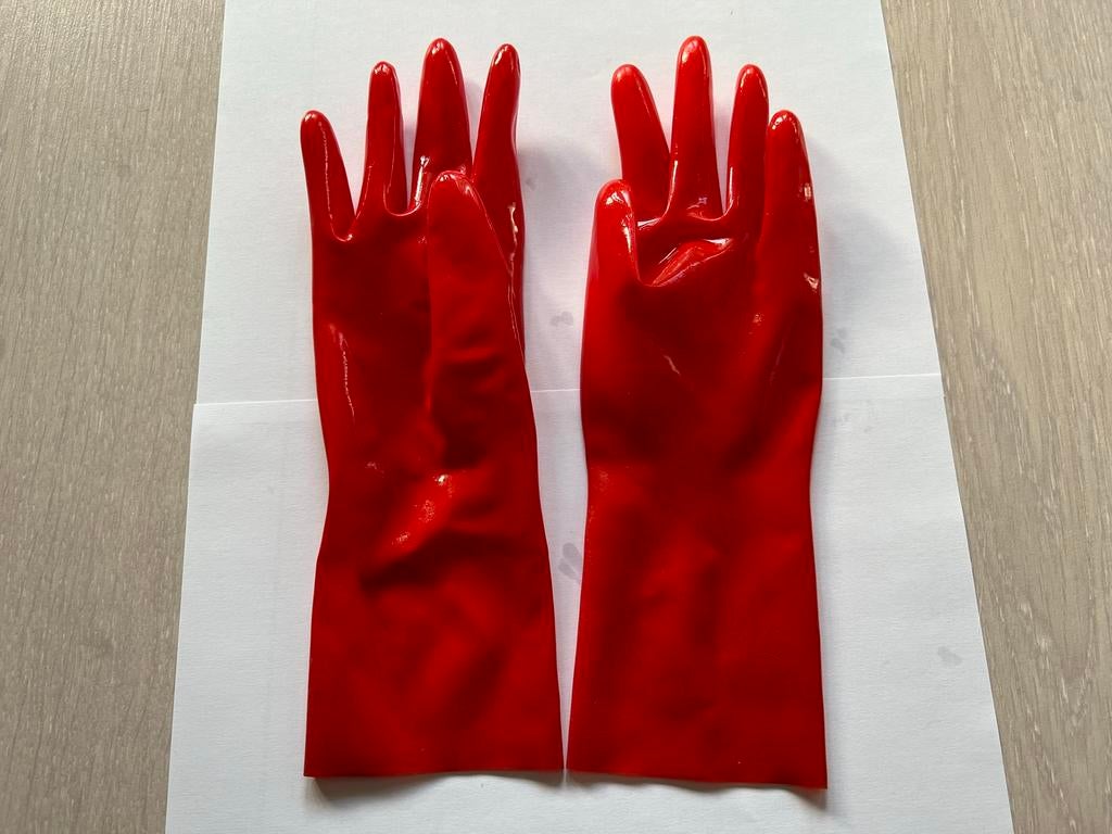 Spannende Latex Handschoenen - Nieuw, Ophalen of Verzenden, Nieuw, Maat 38/40 (M), Handschoenen