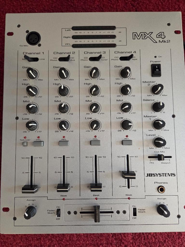mengpaneel JBsystems MX4, Muziek en Instrumenten, Mengpanelen, Ophalen of Verzenden, Gebruikt, 5 tot 10 kanalen, Microfooningang