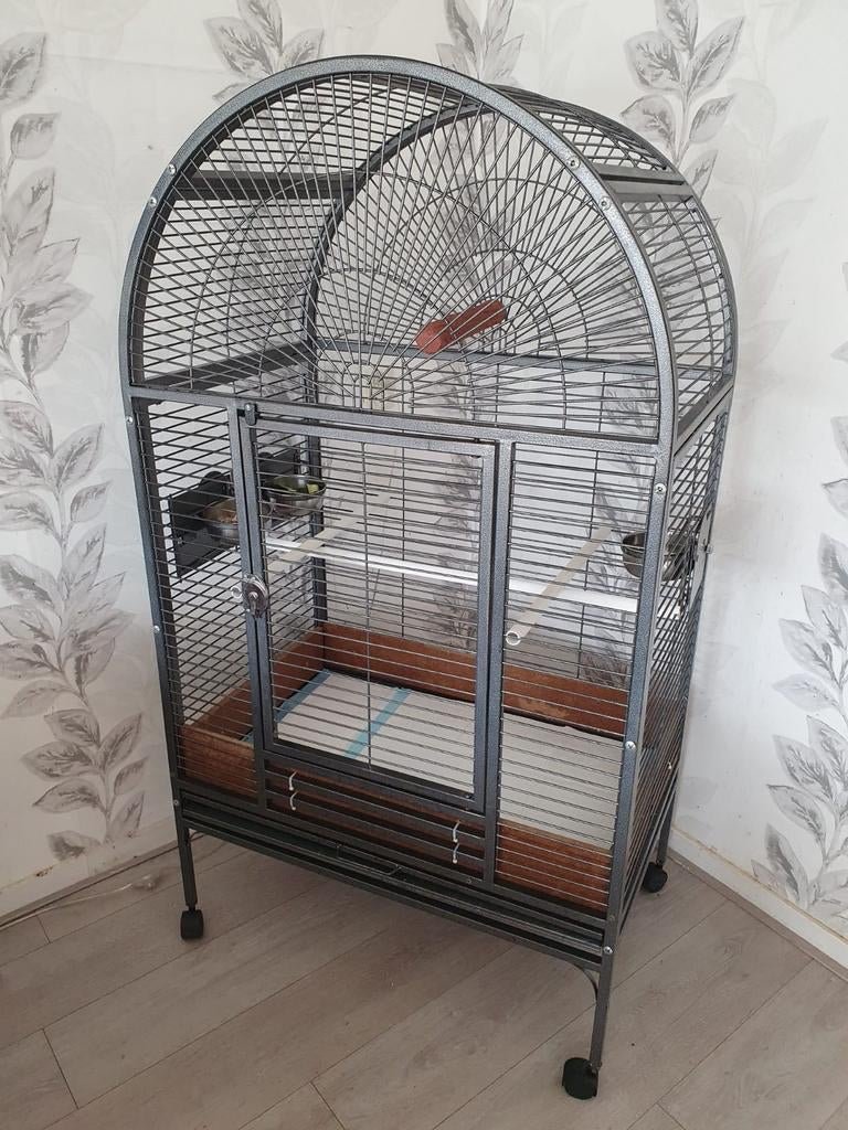 Papegaaienkooi Strong Isa, Dieren en Toebehoren, Ophalen, Zo goed als nieuw, Metaal, Vogelkooi