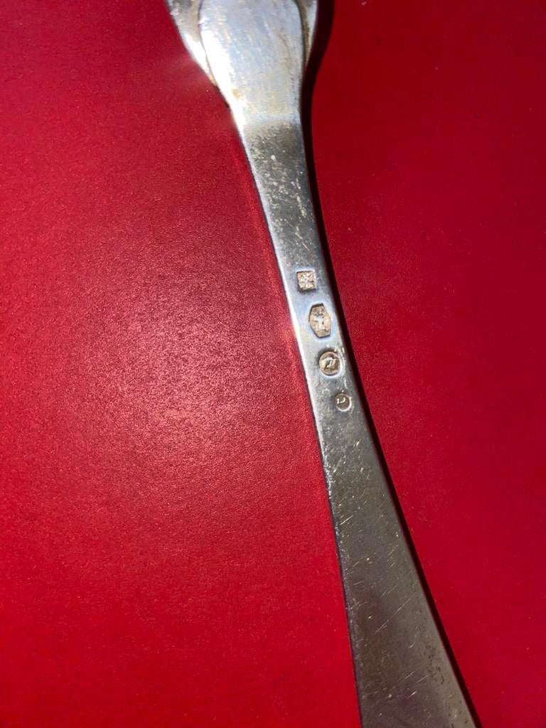 Antiek Zilveren vork, Antiek en Kunst, Ophalen of Verzenden