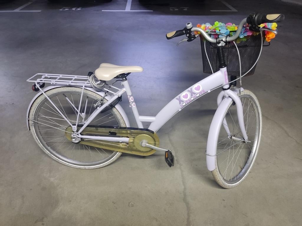 Meisjes fiets te koop / zadel hoogte 70 tot 85 cm., Fietsen en Brommers, Ophalen, Gebruikt, 14 inch of minder