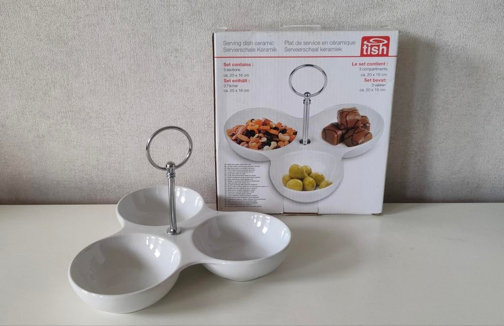 Nieuwe serveerschaaltjes voor bv. bonbons of tapas, Huis en Inrichting, Keramiek, Nieuw, Ophalen of Verzenden, Schaal of Schalen