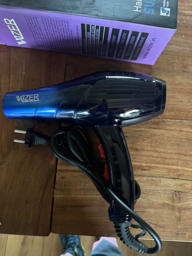 Wizer Föhn Super Shine 2000W, Ophalen of Verzenden, Zo goed als nieuw, Föhn of Haardroger