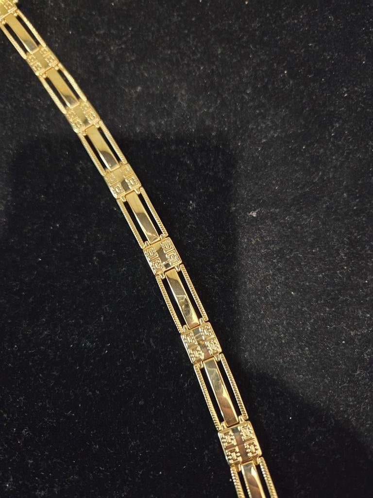 14 k gouden herenarmband 14,5 gram, Ophalen of Verzenden, Nieuw, Goud, Goud