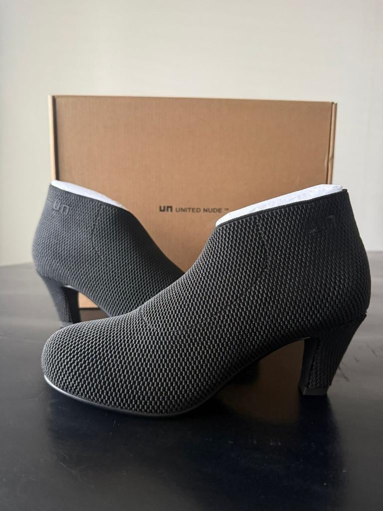 UN  united Fold Nude Schoenen Nieuw in Doos, United Nude, Zwart, Lage of Enkellaarzen, Nieuw