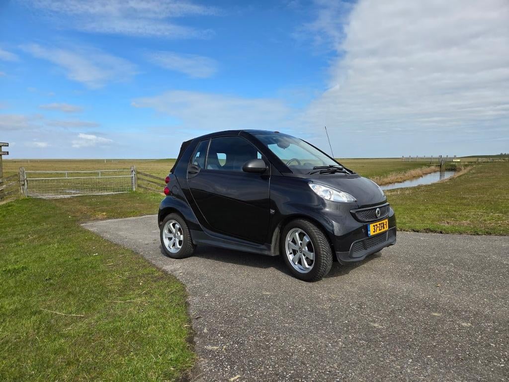 Smart For Two Cabrio, 1.0 MHD, 2012, Automaat, Cabriolet, Zwart, Grijs