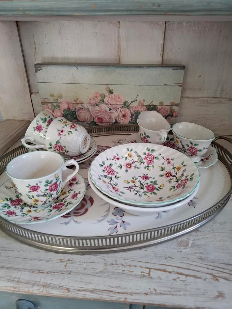 Old Foley Engels vintage servies van James Kent, Ophalen of Verzenden